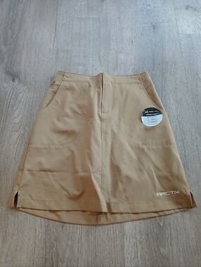Arctix Tan Outdoor Skort with Front Pockets